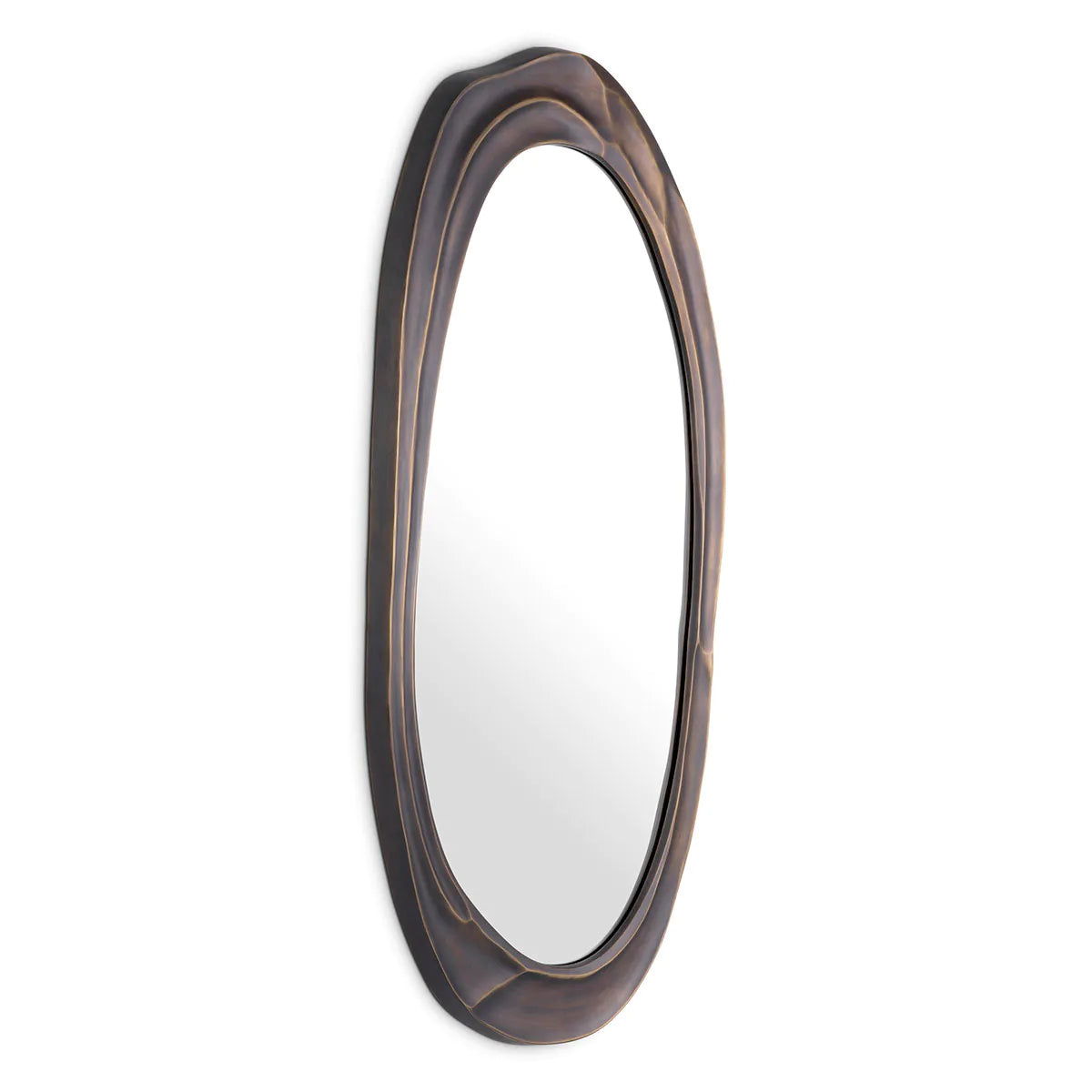 Organic Bronze Framed Mirror Karma | Eichholtz Miami
