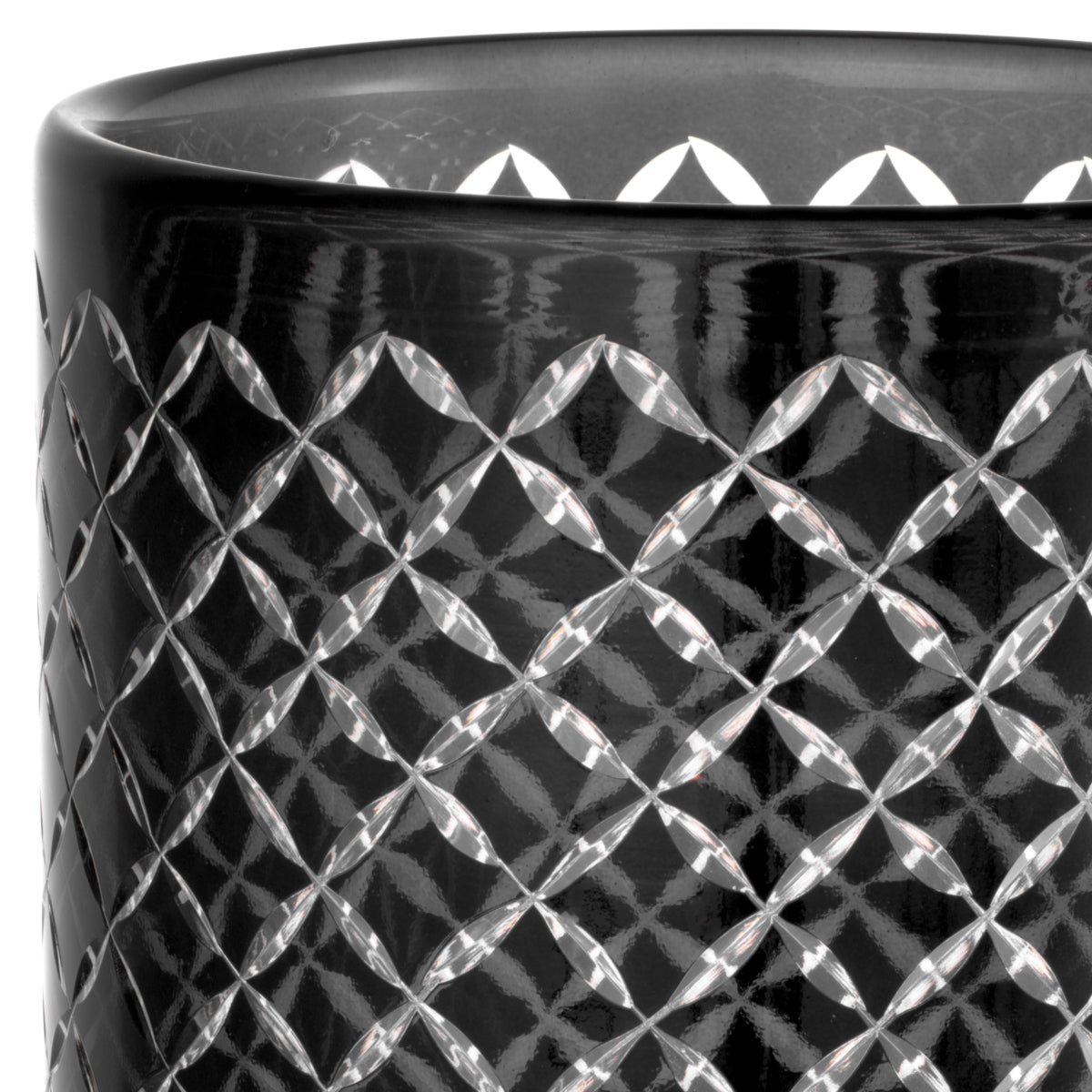Diamond Patterned Cylindrical Hurricane Gable | Eichholtz Miami