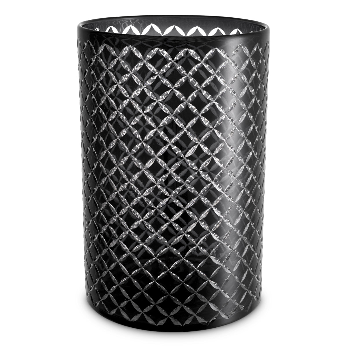 Diamond Patterned Cylindrical Hurricane Gable | Eichholtz Miami