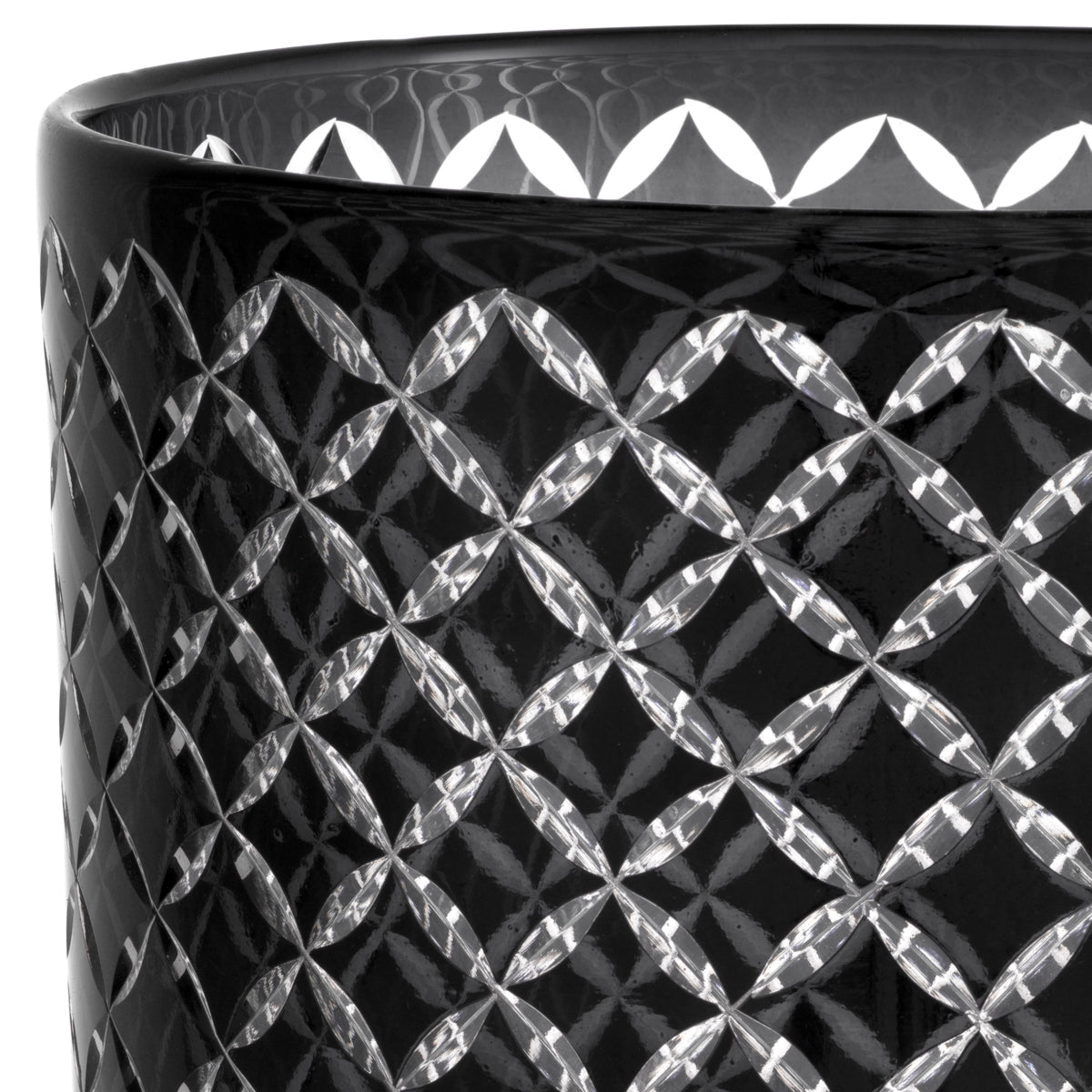 Diamond Patterned Cylindrical Hurricane Gable | Eichholtz Miami