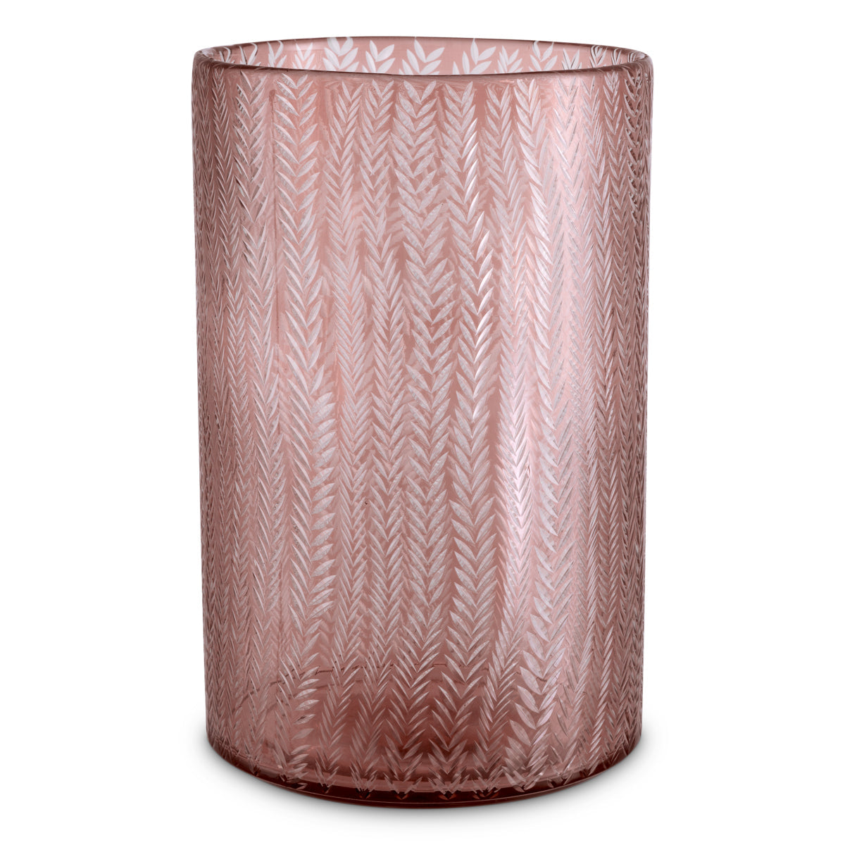 Pink Glass Hurricane Spencer | Eichholtz Miami