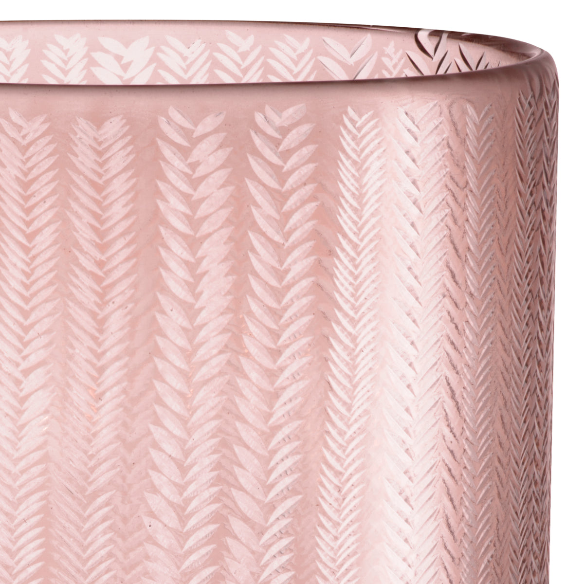Pink Glass Hurricane Spencer | Eichholtz Miami