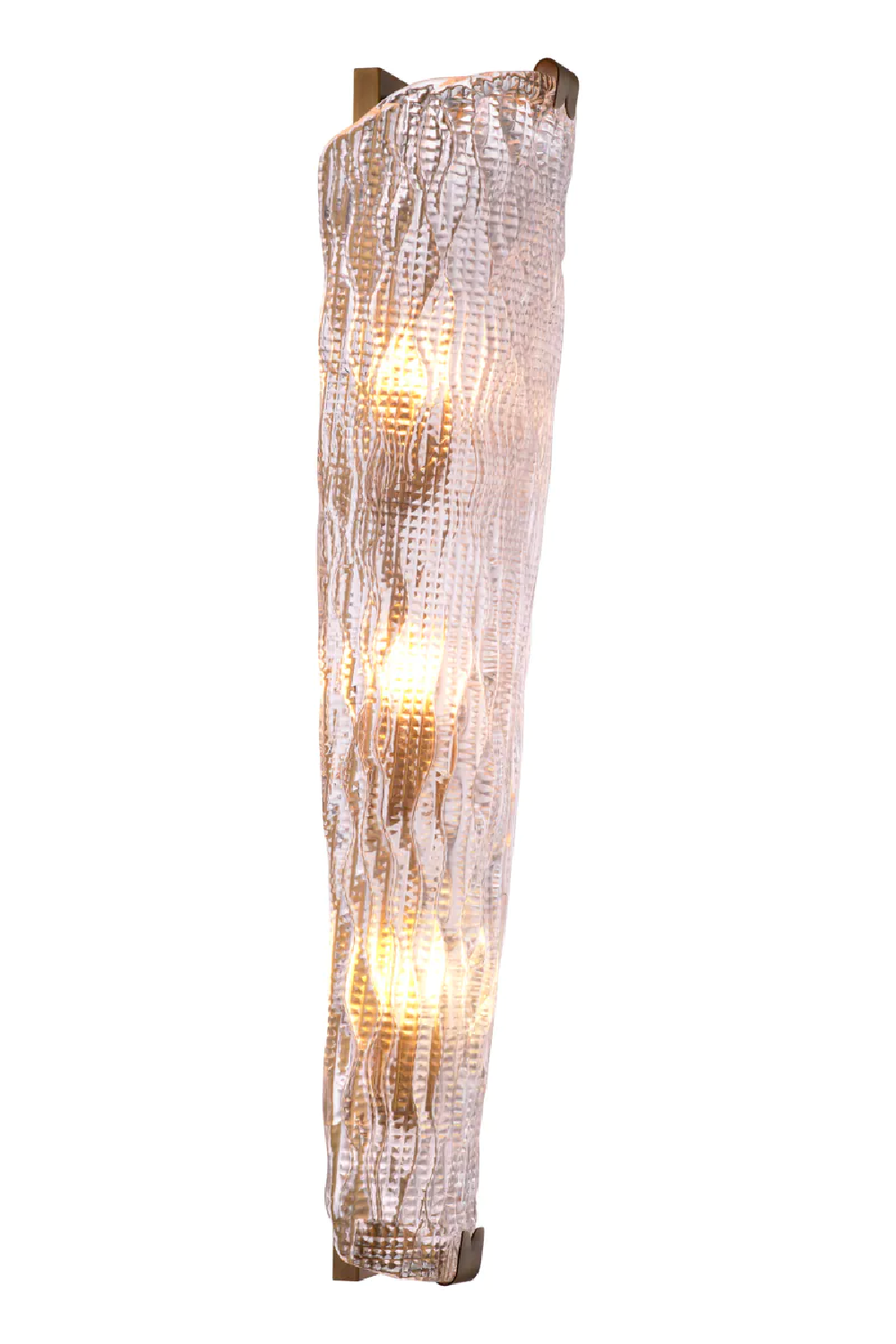 Carved Glass Wall Lamp Todd | Eichholtz Miami