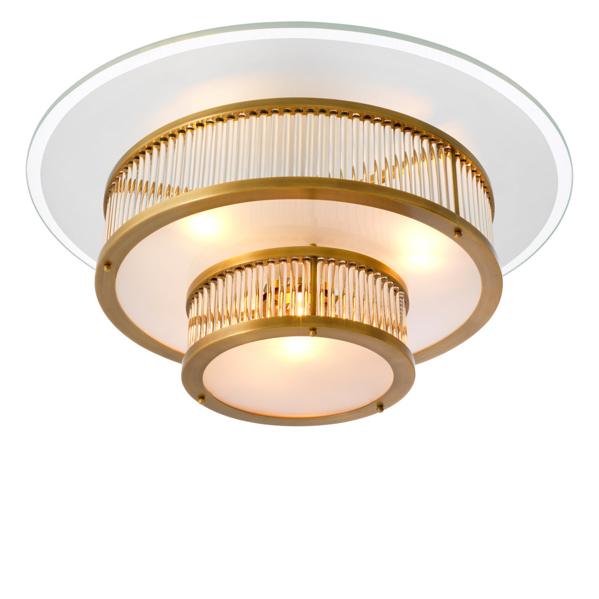 Glass Ceiling Lamp Frederic | Eichholtz Miami