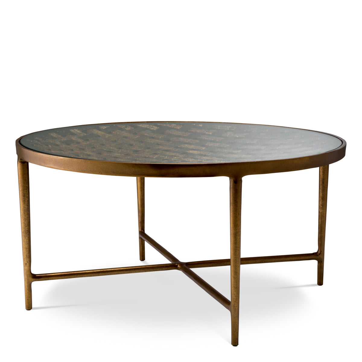 Woven-Patterned Coffee Table Sorrento | Eichholtz Miami