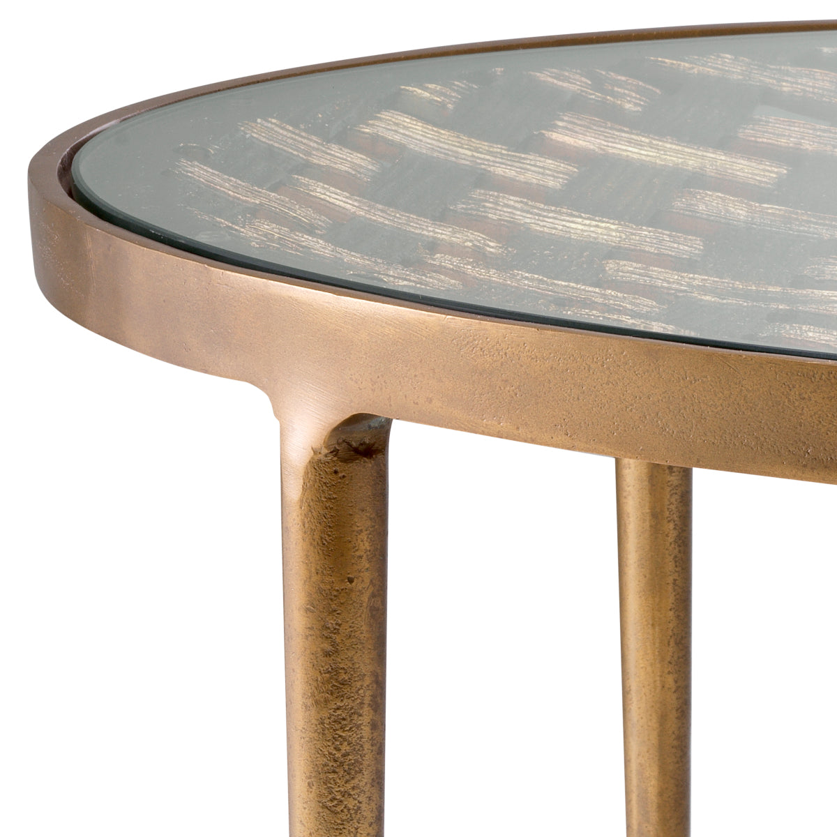 Woven-Patterned Coffee Table Sorrento | Eichholtz Miami