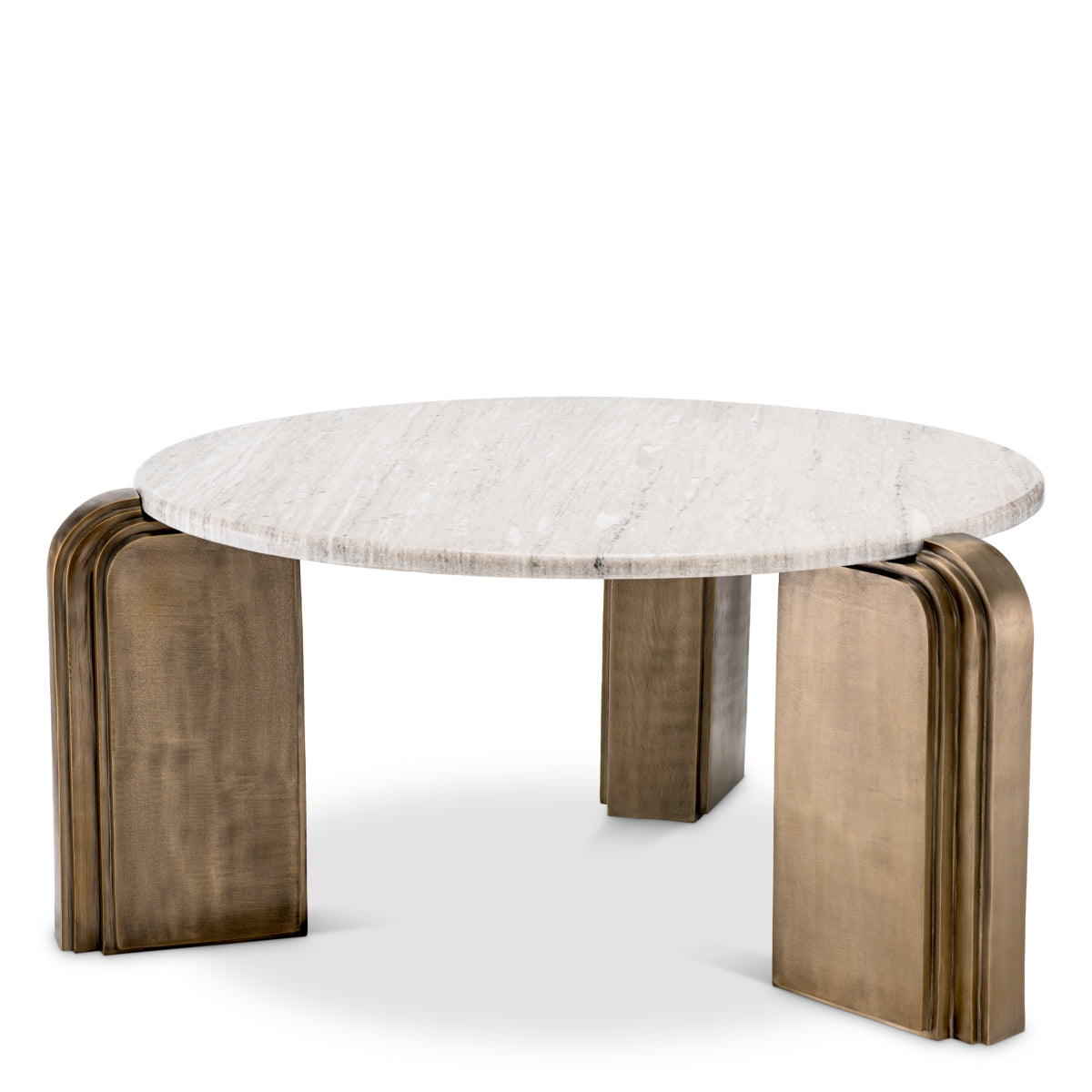 Beige Marble Coffee Table Albion | Eichholtz Miami