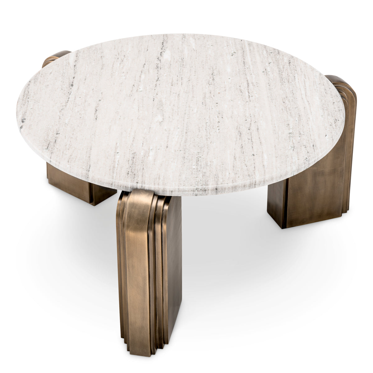 Beige Marble Coffee Table Albion | Eichholtz Miami