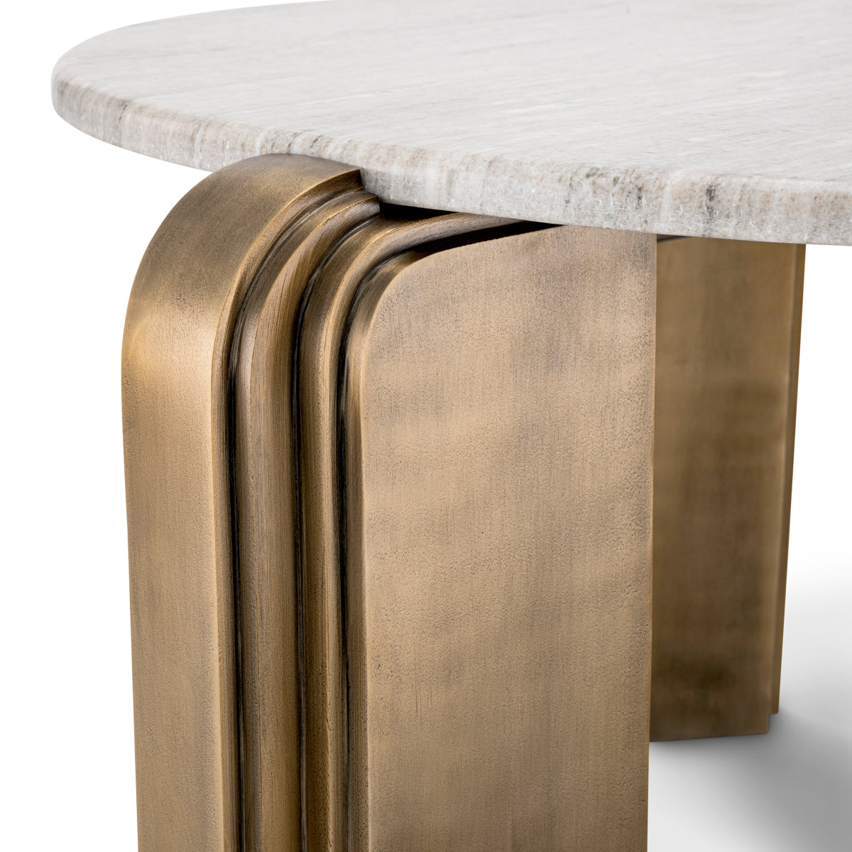 Beige Marble Coffee Table Albion | Eichholtz Miami
