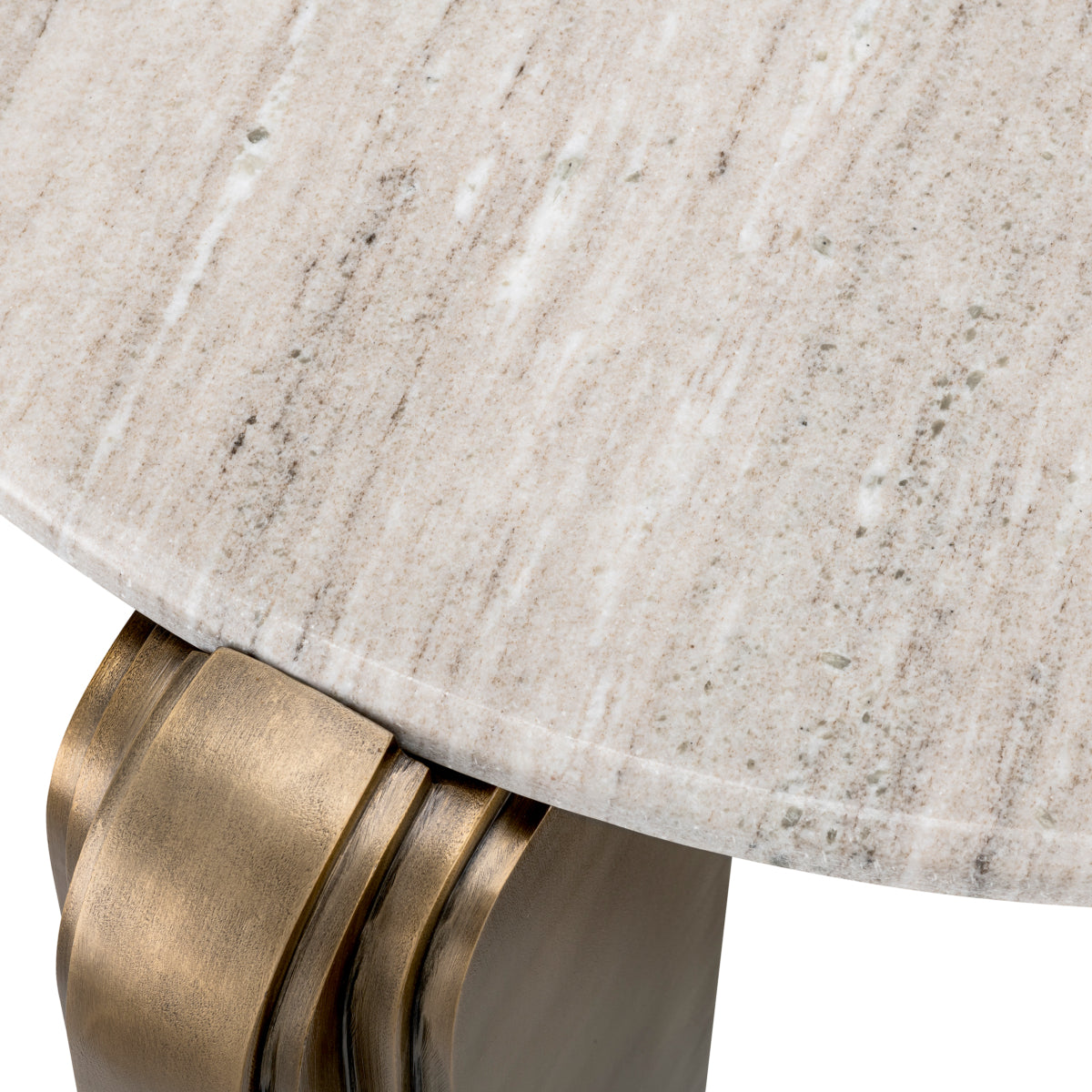 Beige Marble Coffee Table Albion | Eichholtz Miami