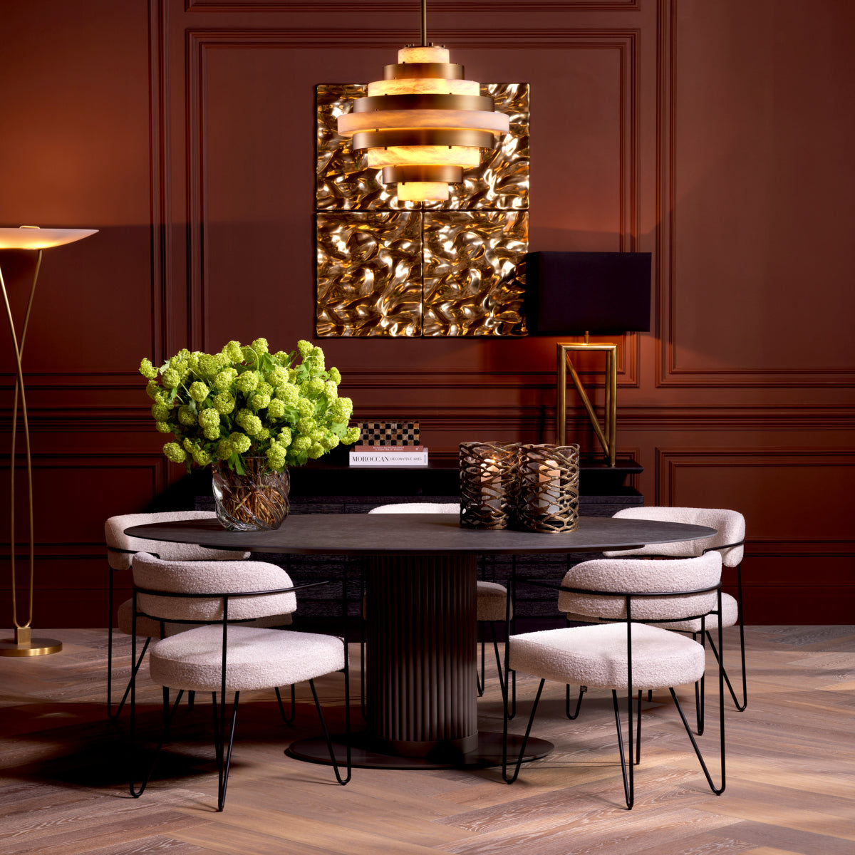 Gold Textured Wall Object Nulci | Eichholtz Miami
