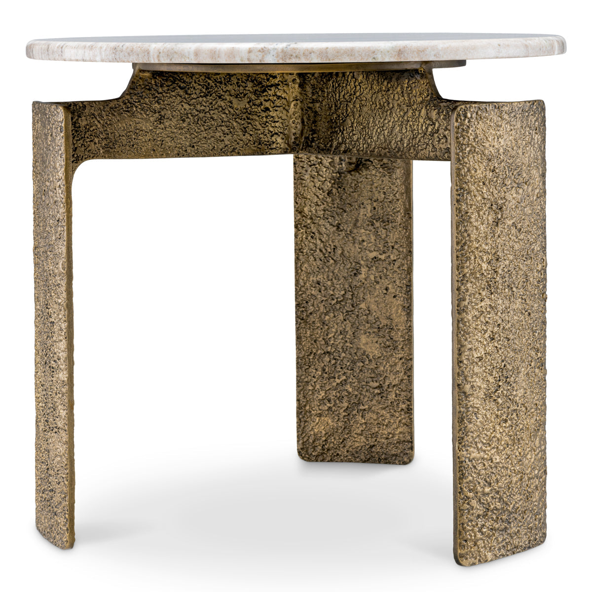 Round Marble Side Table Bodega | Eichholtz Miami