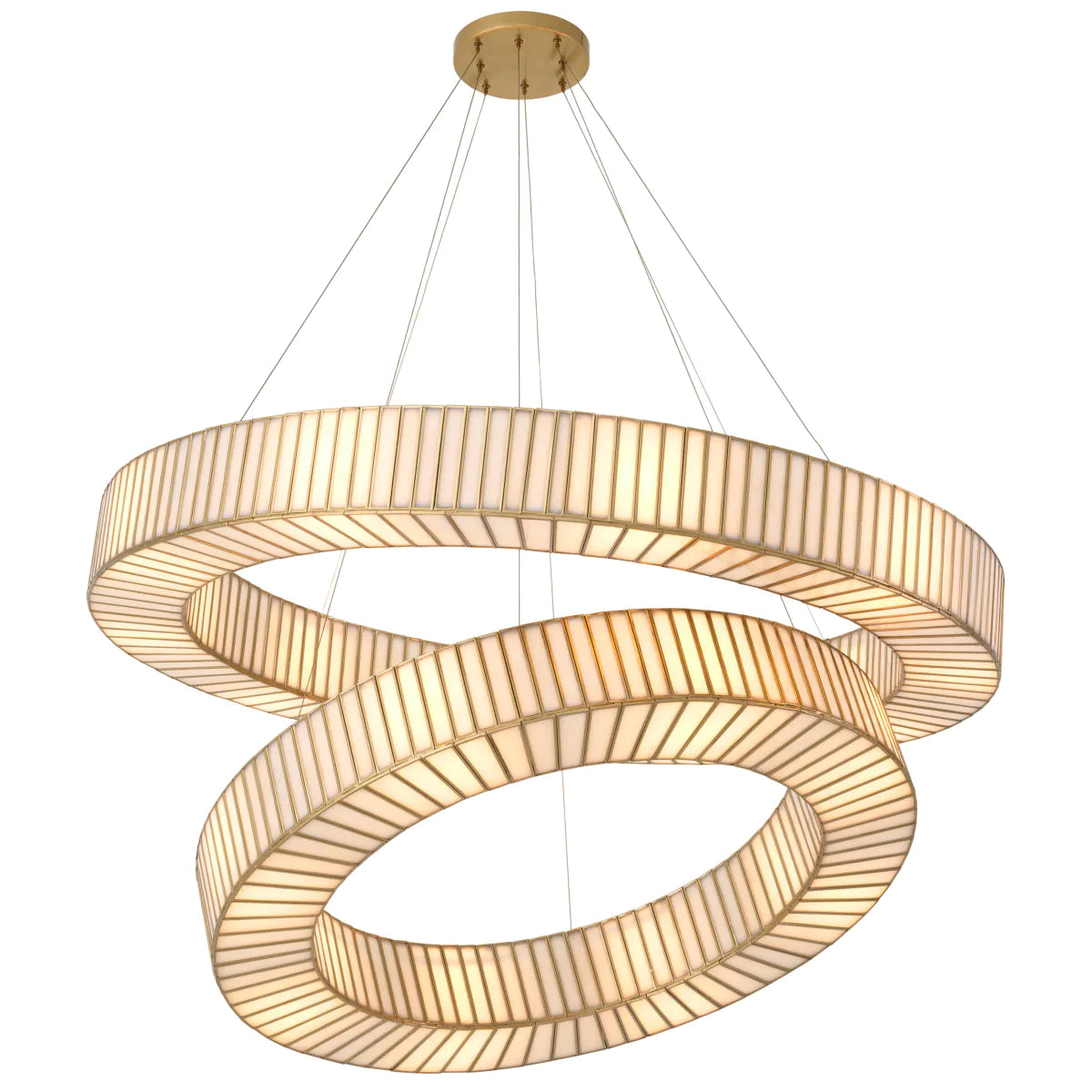 Glass Panes Chandelier Monari | Eichholtz Miami