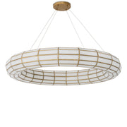 Glass Panels Round Chandelier Ronco | Eichholtz Miami