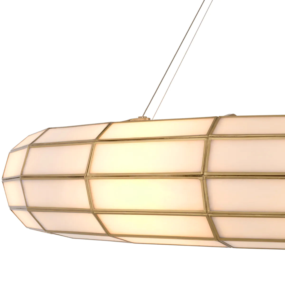 Glass Panels Round Chandelier Ronco | Eichholtz Miami