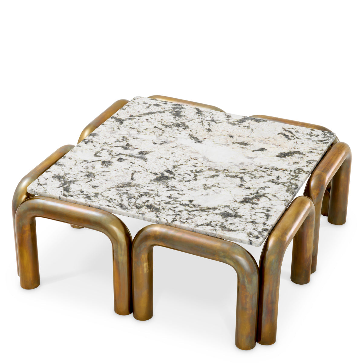 Brass Leg Coffee Table Sunwood | Eichholtz Miami