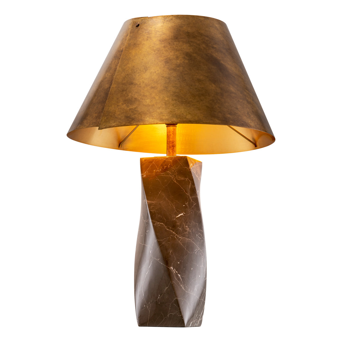 Vintage Brass Table Lamp Camelia | Eichholtz Miami