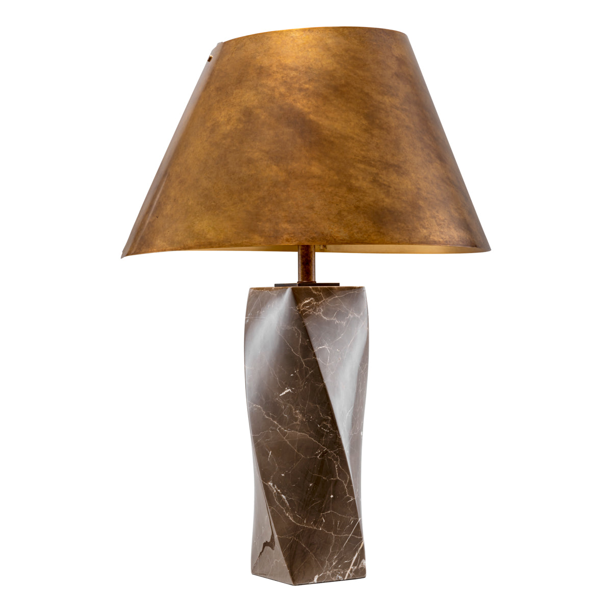 Vintage Brass Table Lamp Camelia | Eichholtz Miami