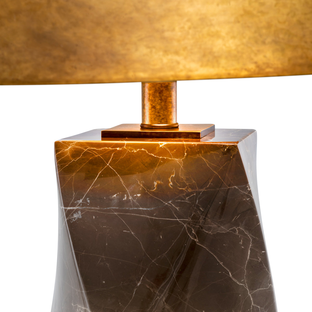 Vintage Brass Table Lamp Camelia | Eichholtz Miami