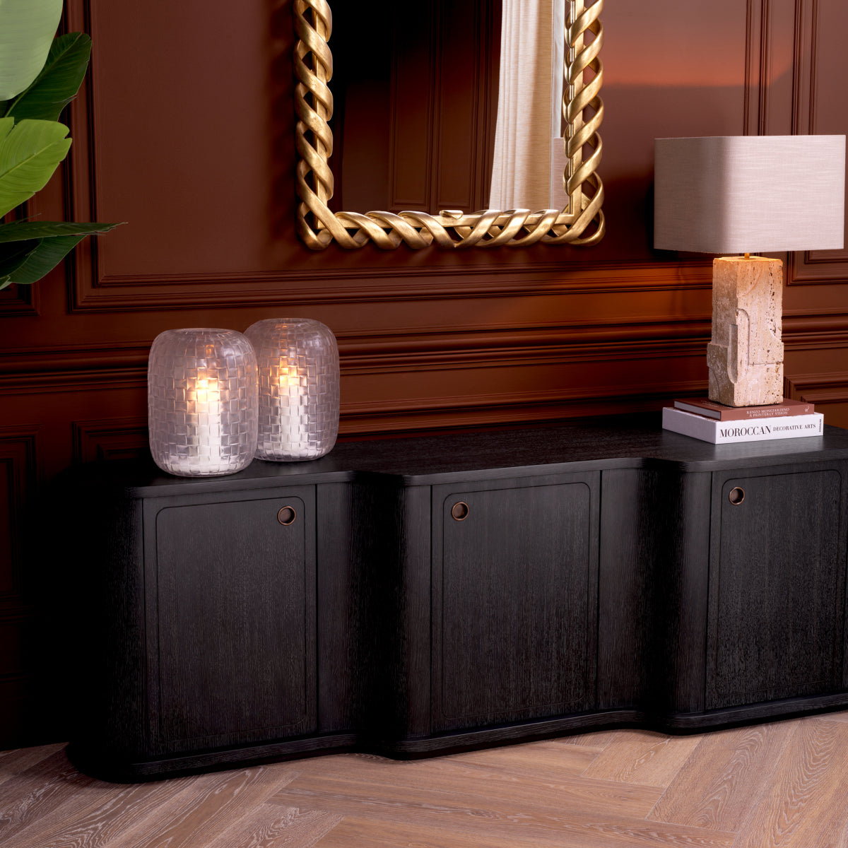 Twisted Frame Wall Mirror Casone | Eichholtz Miami
