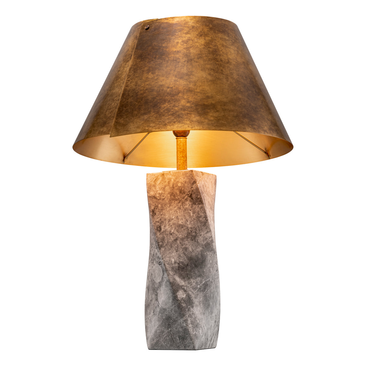 Vintage Brass Table Lamp Camelia | Eichholtz Miami