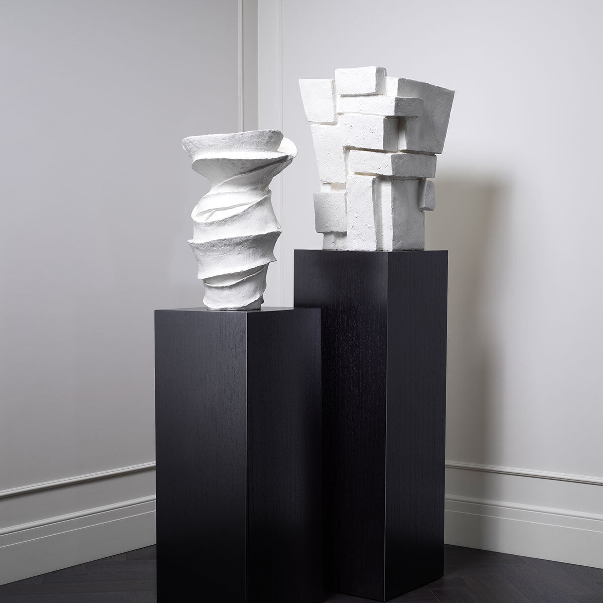 White Fiberglass Planter Santanter | Eichholtz Miami