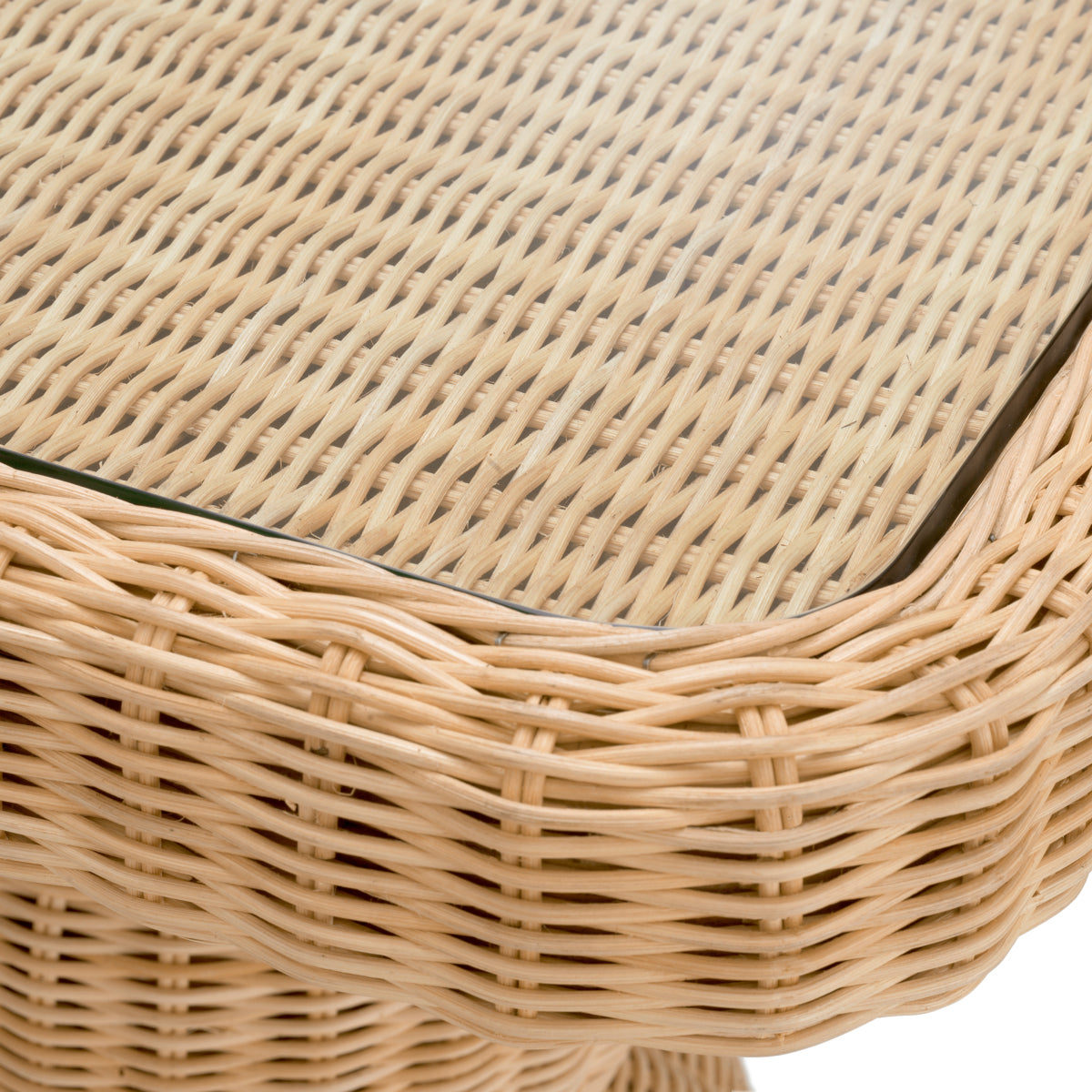 Natural Rattan Side Table Tiago | Eichholtz Miami
