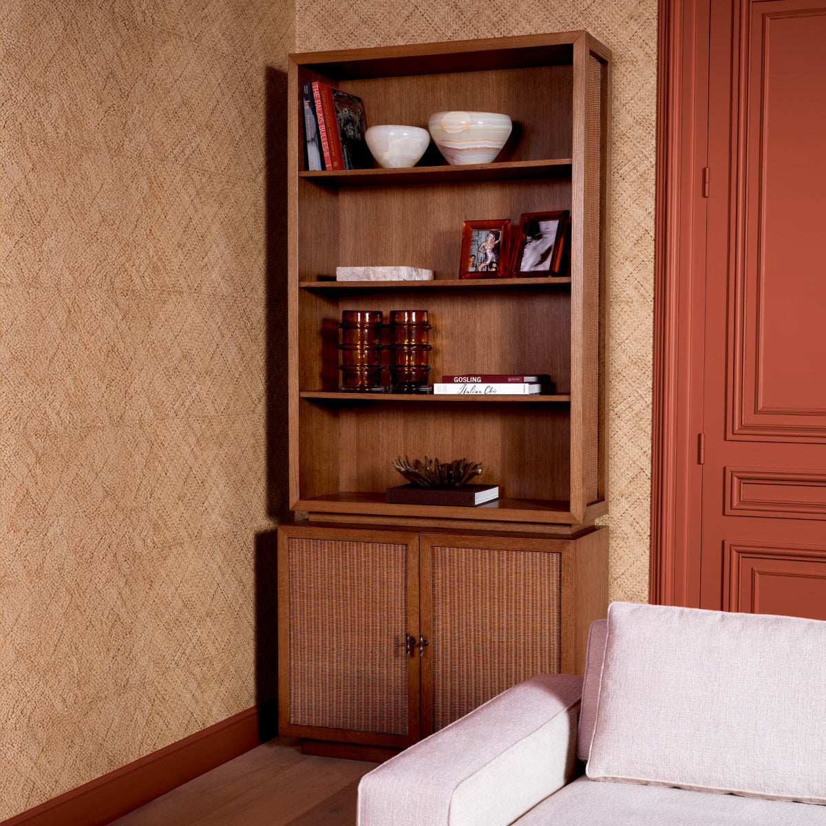 Oak Wooden Cabinet Borchard | Eichholtz Miami