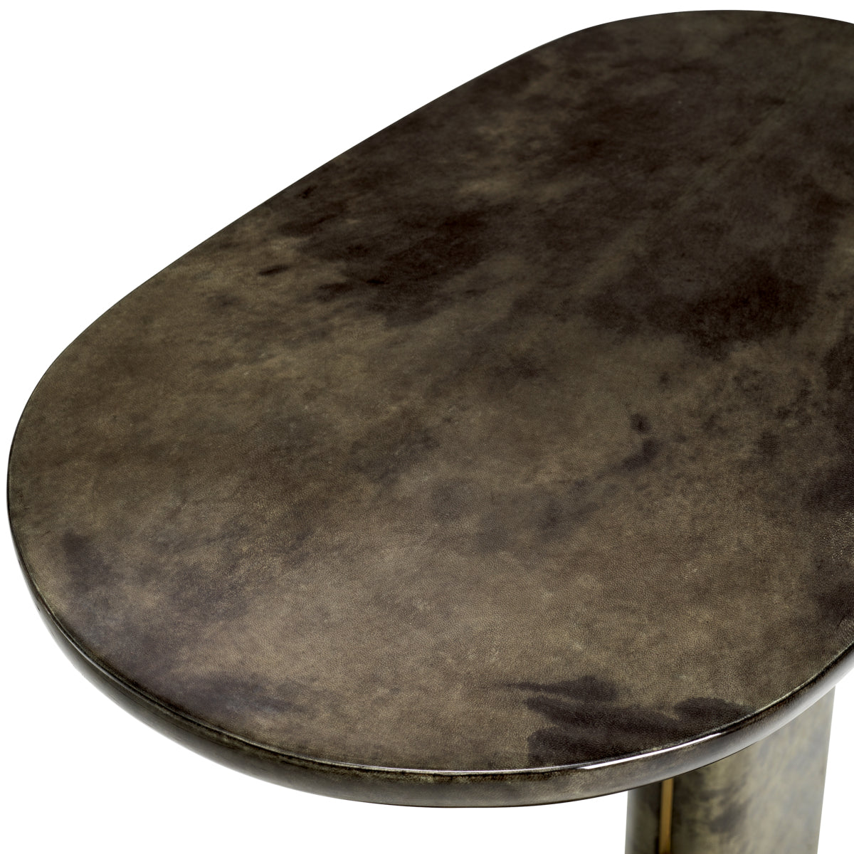 Goat Leather Side Table Manuel | Eichholtz Miami