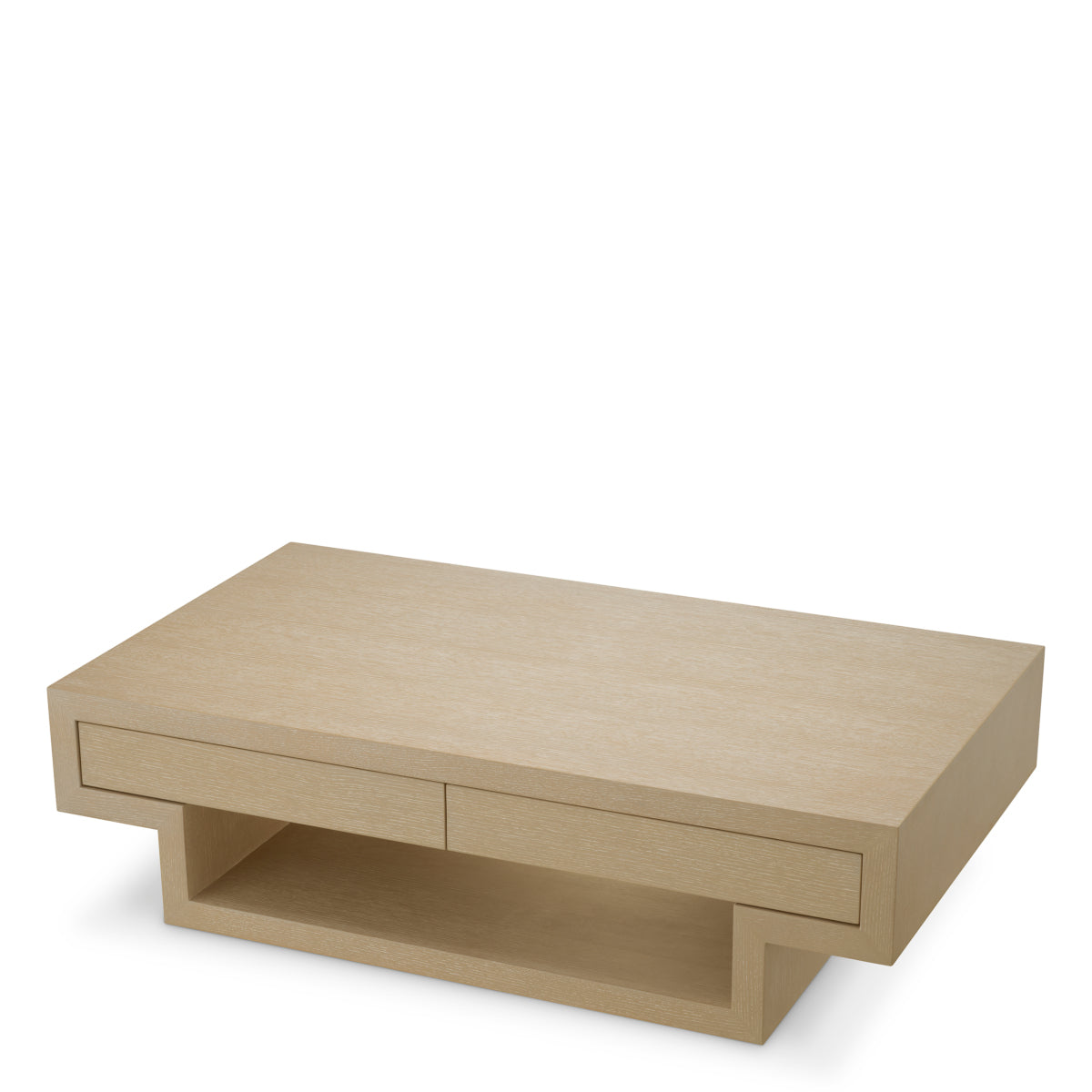 Wooden 2-Drawer Coffee Table Rialto | Eichholtz Miami
