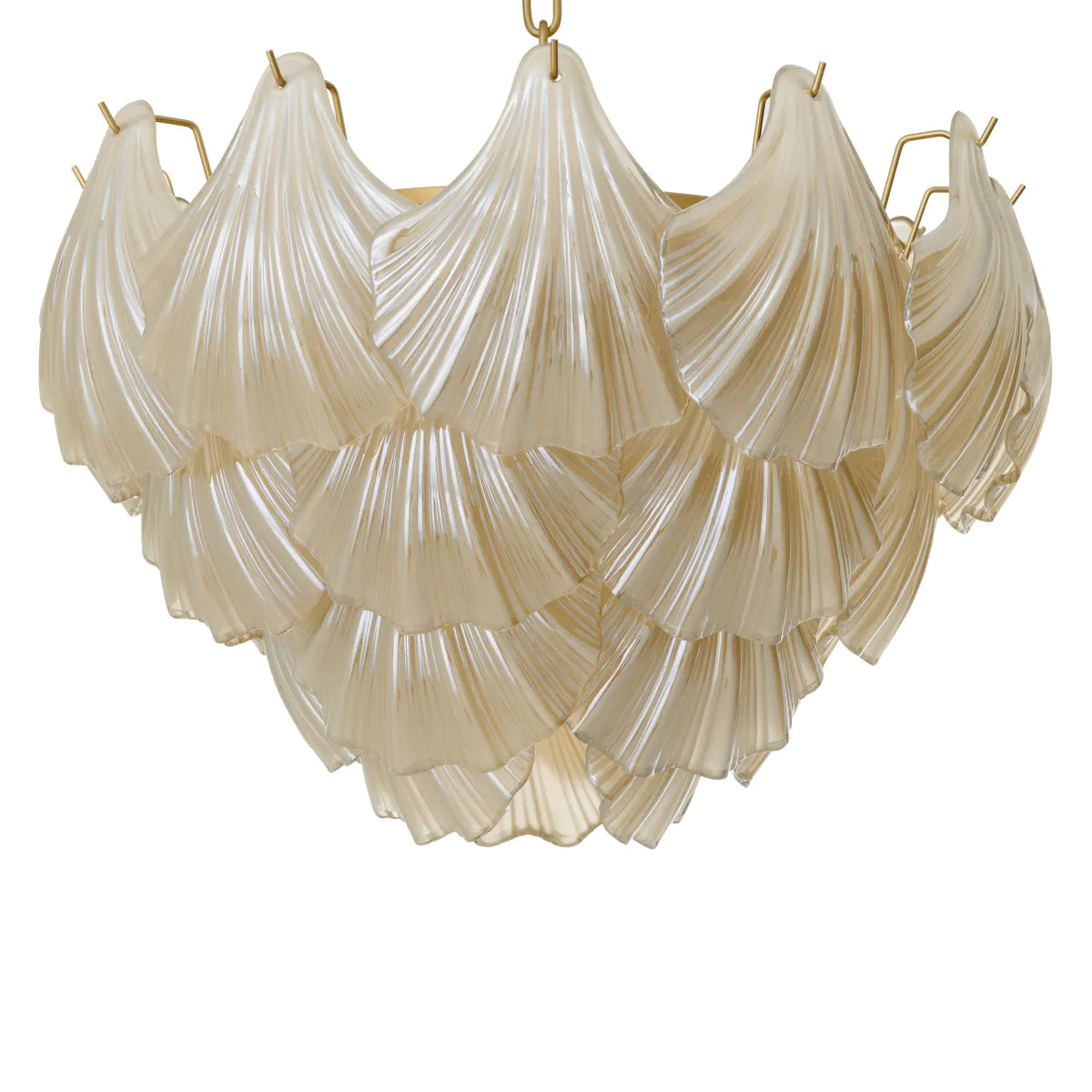 Glass Layered Chandelier Ibiza | Eichholtz Miami