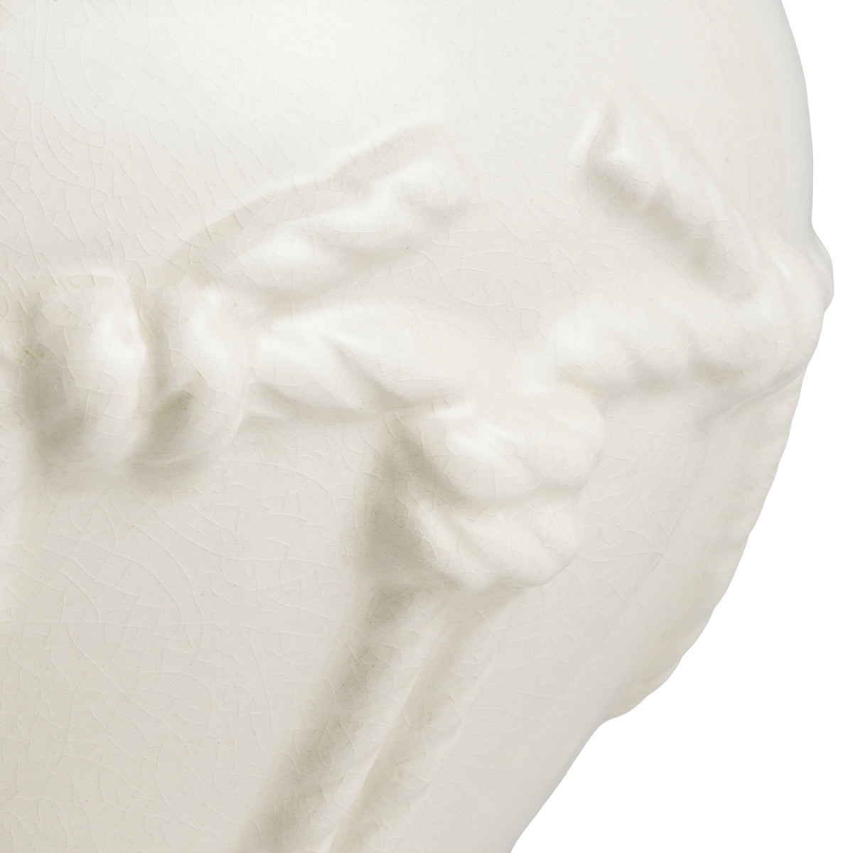Off-white Ceramic Planter Giverny | Eichholtz Miami