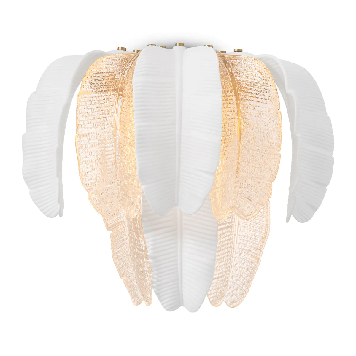 Palm Glass Wall Lamp Saint Lucia