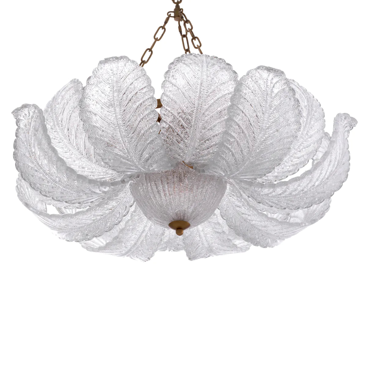 Glass Leaf Chandelier Cabrillo | Eichholtz Miami