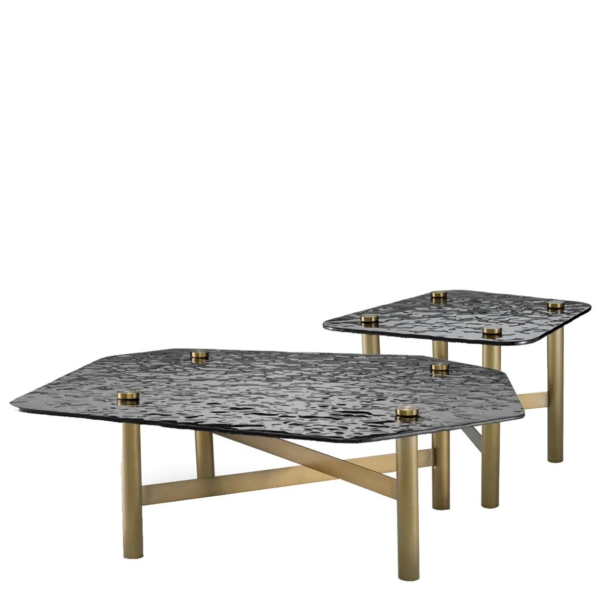 Black Glass Coffee Table Cortes