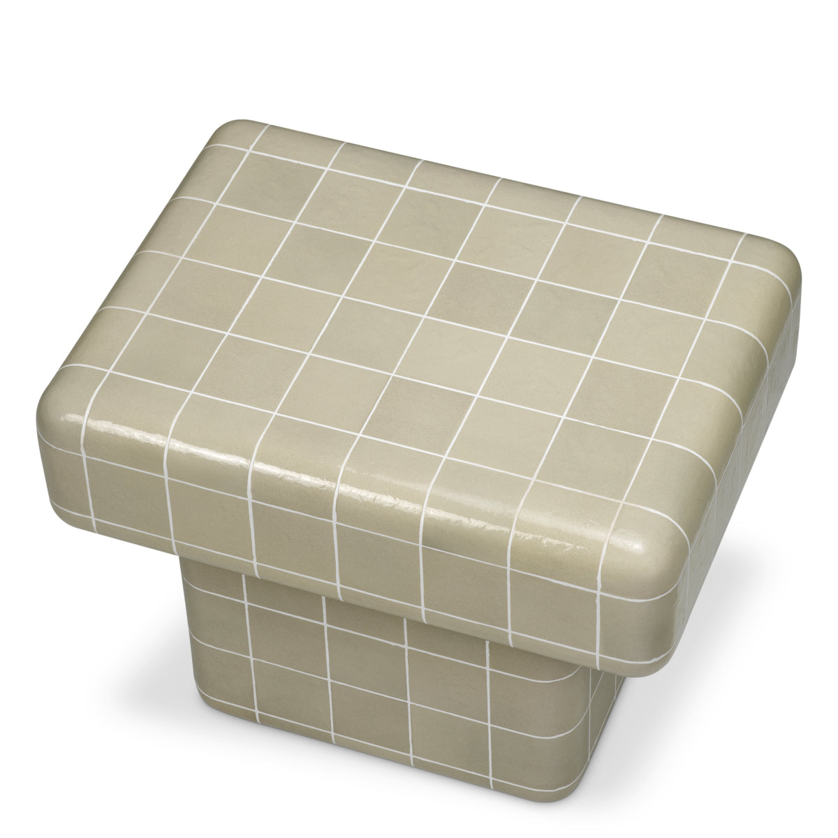 Gray Outdoor Side Table Mateo  | Eichholtz Miami