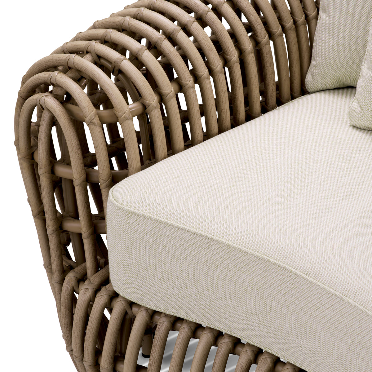 Cushioned Outdoor Lounge Chair Siderno | Eichholtz Miami