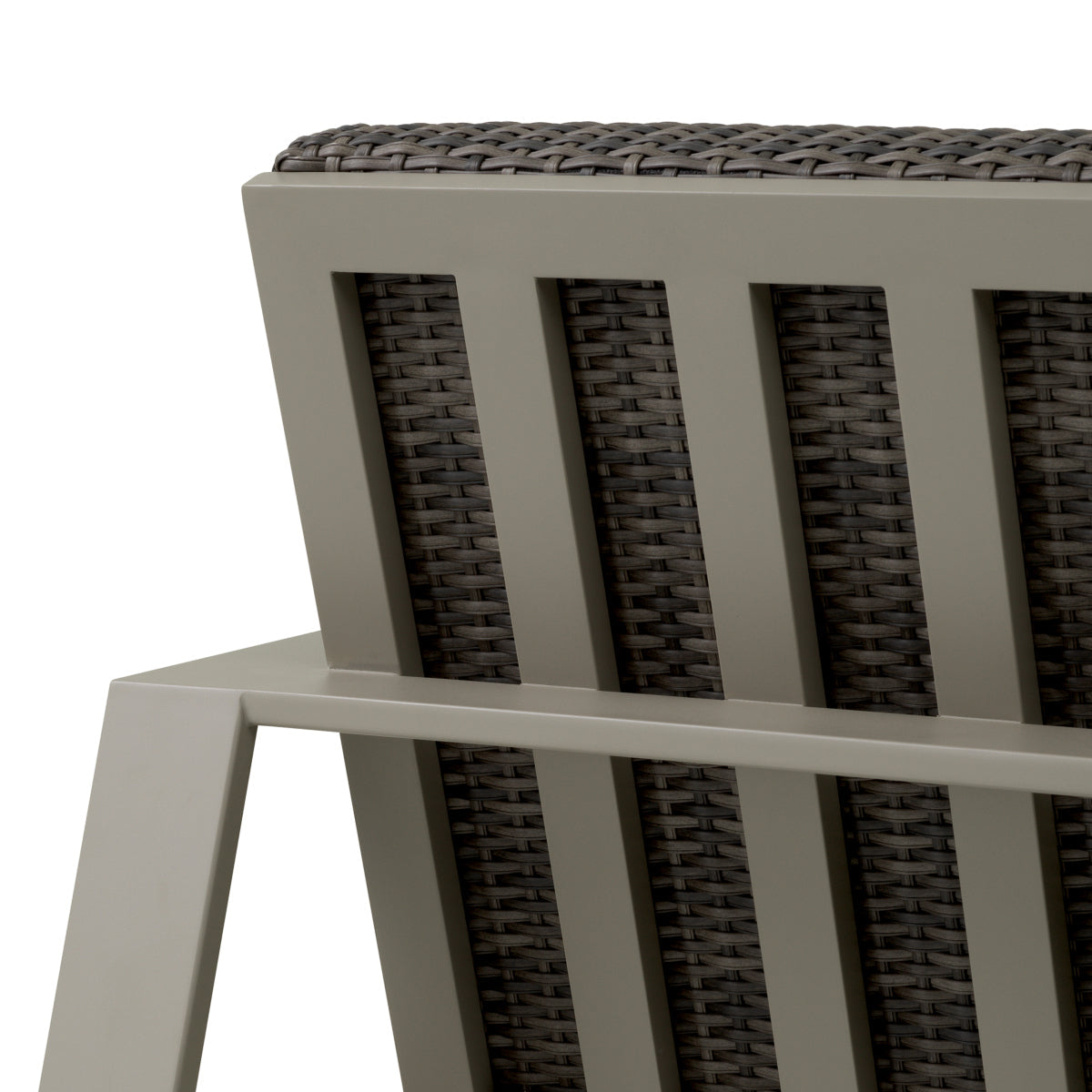 Gray Rattan Outdoor Chair Belle Vue | Eichholtz Miami