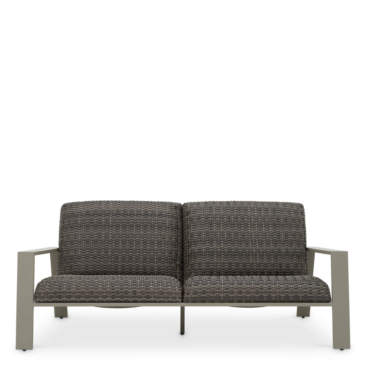 Gray Rattan Outdoor Sofa Belle Vue | Eichholtz Miami