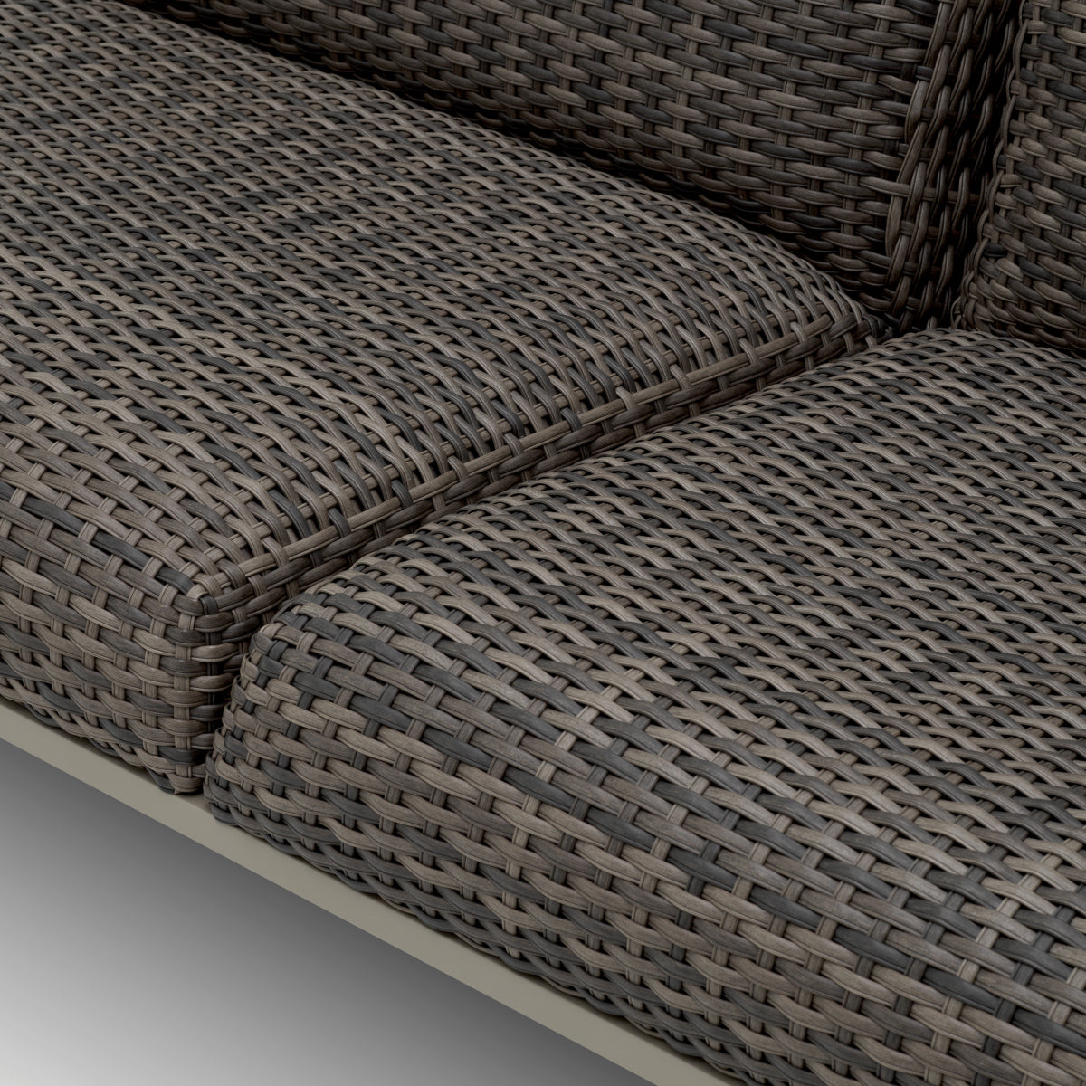 Gray Rattan Outdoor Sofa Belle Vue | Eichholtz Miami