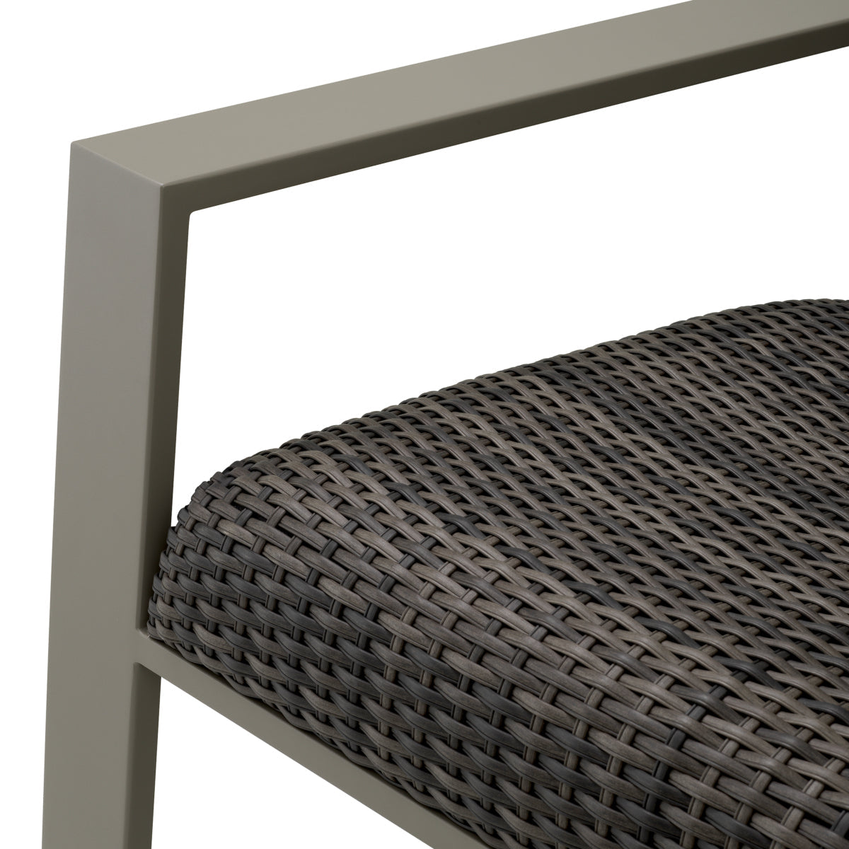 Gray Rattan Outdoor Sofa Belle Vue | Eichholtz Miami