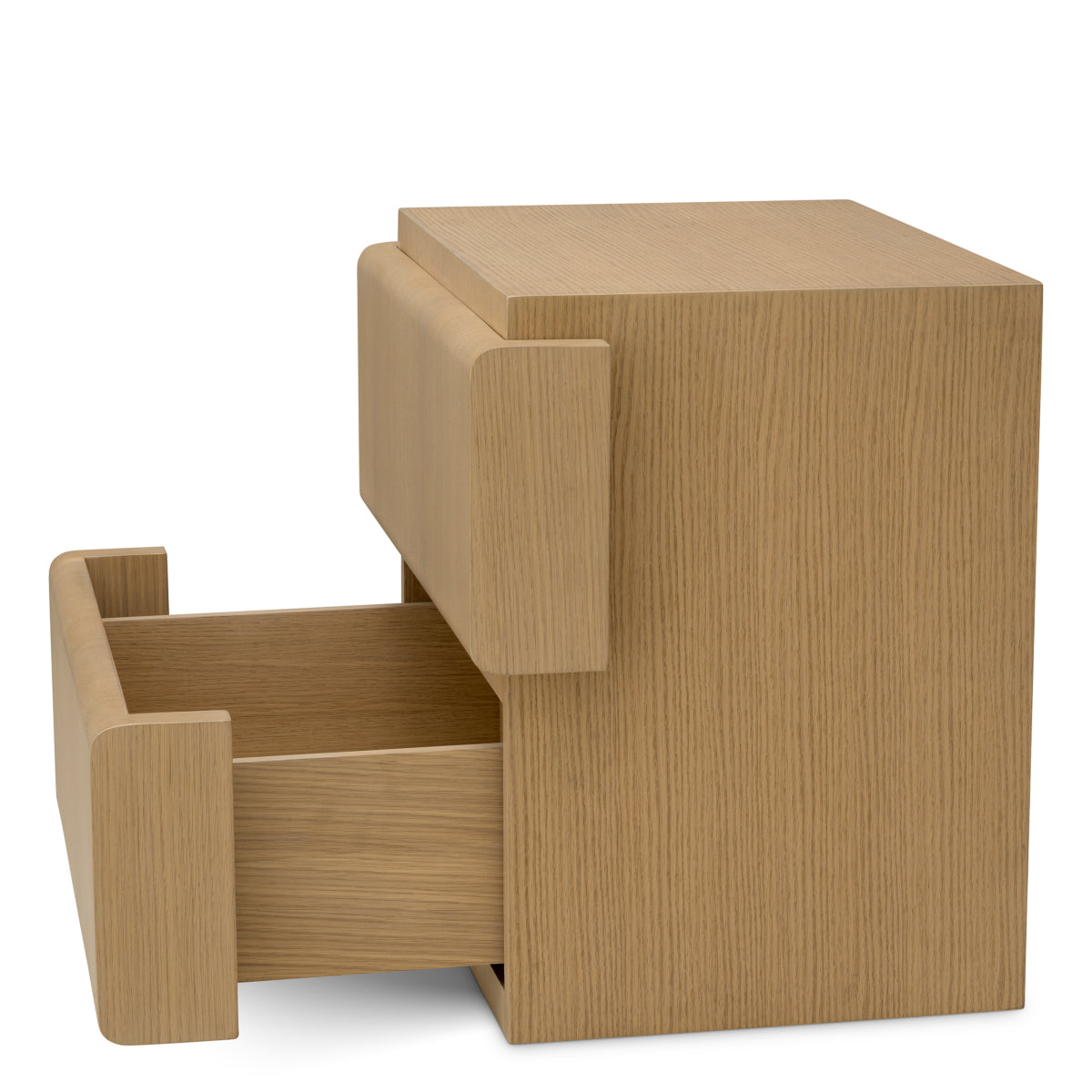 Natural Oak Veneer Nightstand Colston | Eichholtz Miami