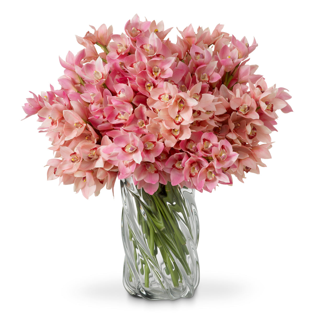 Pink Orchids Bouquet (36) Cymbidium | Eichholtz Miami