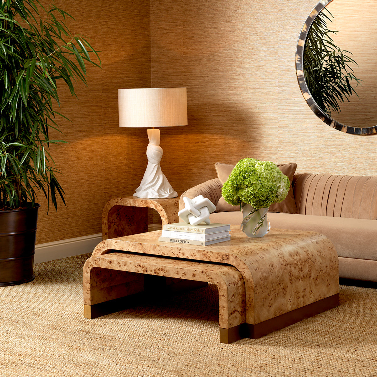 Mappa Burl Coffee Table (3) Quinton | Eichholtz Miami