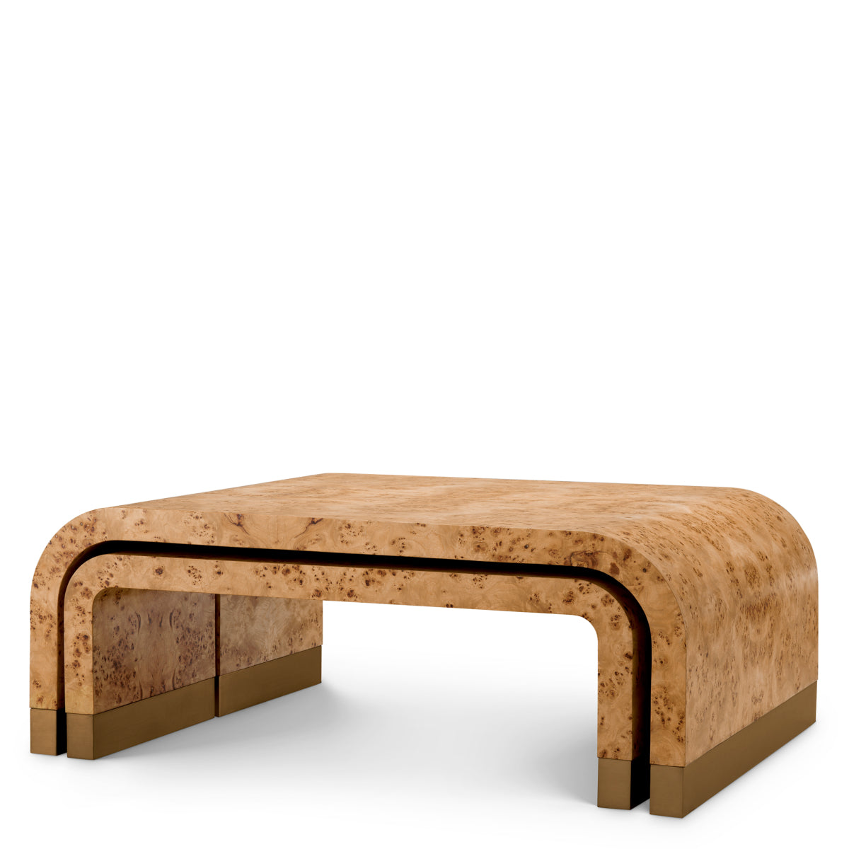 Mappa Burl Coffee Table (3) Quinton | Eichholtz Miami