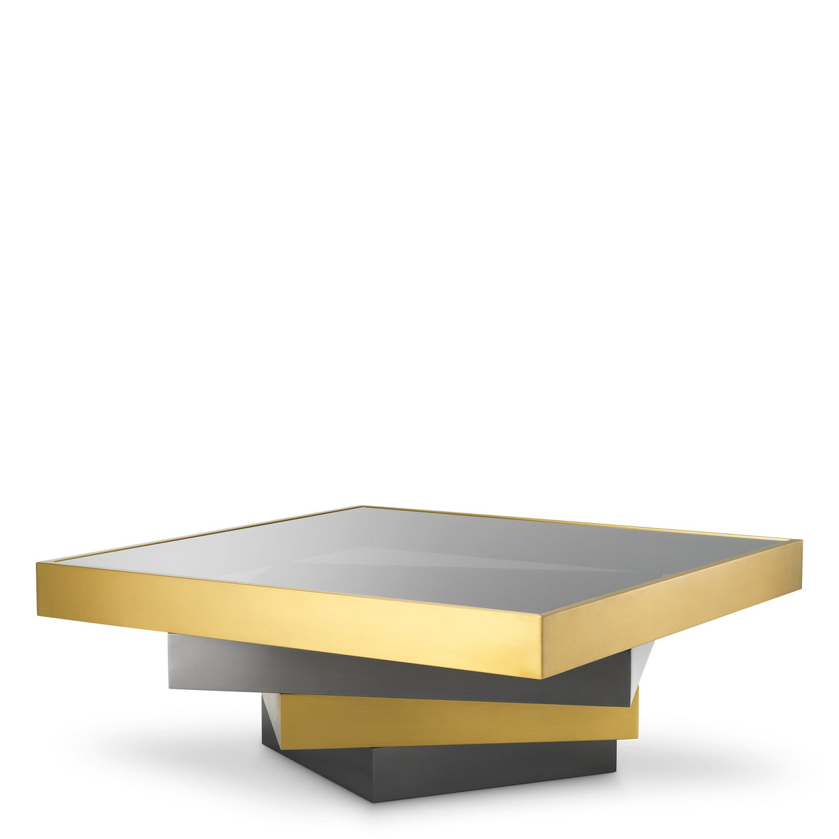 Smoke Glass Coffee Table Zamora | Eichholtz Miami