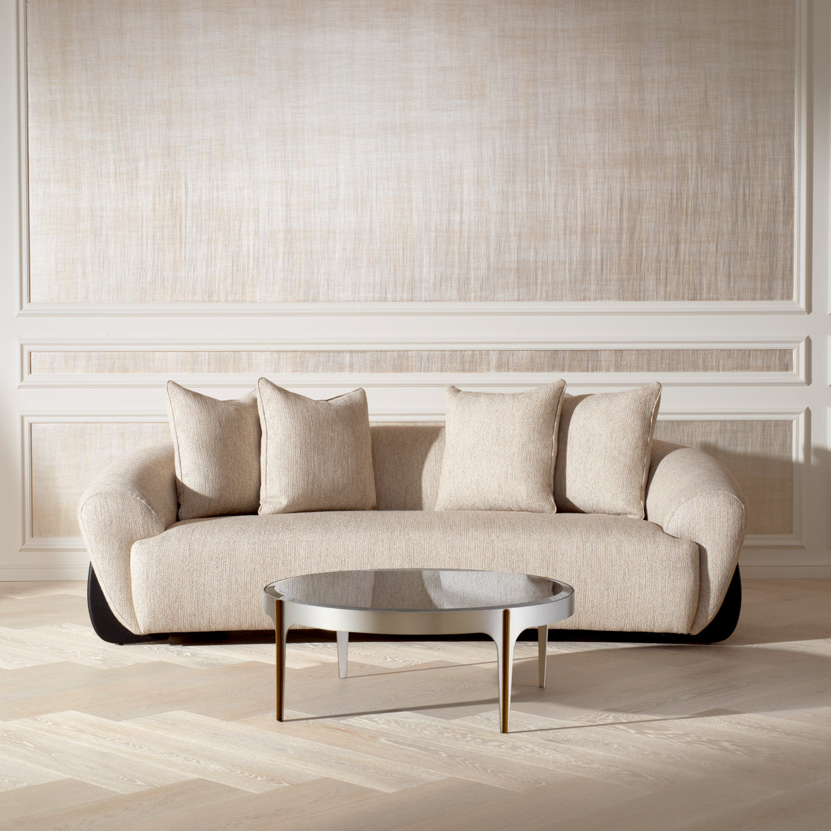 Black Glass Coffee Table S Artemisa | Eichholtz Miami