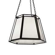 Off-White Fabric Pendant Lamp Moreno