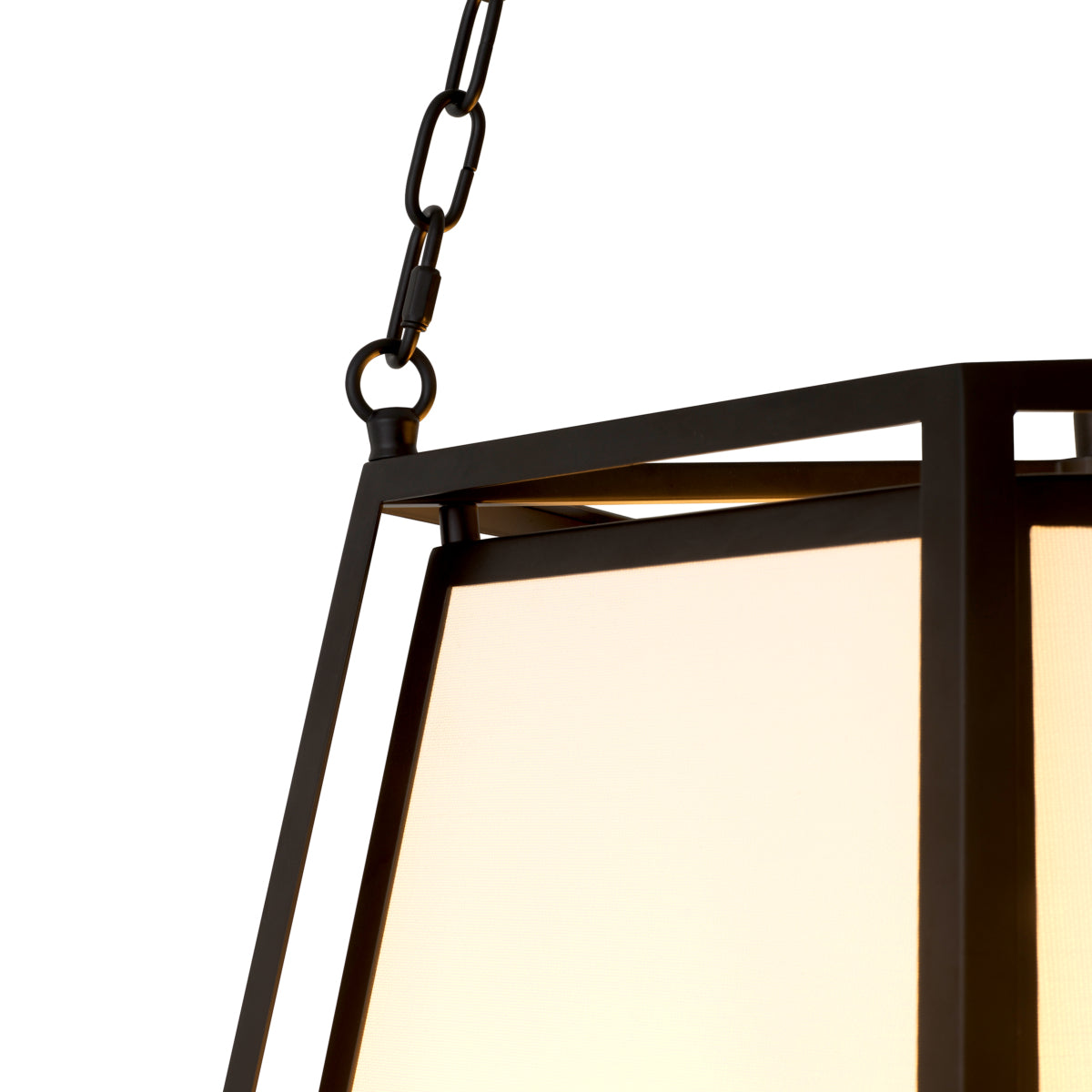 Off-White Fabric Pendant Lamp Moreno | Eichholtz Miami