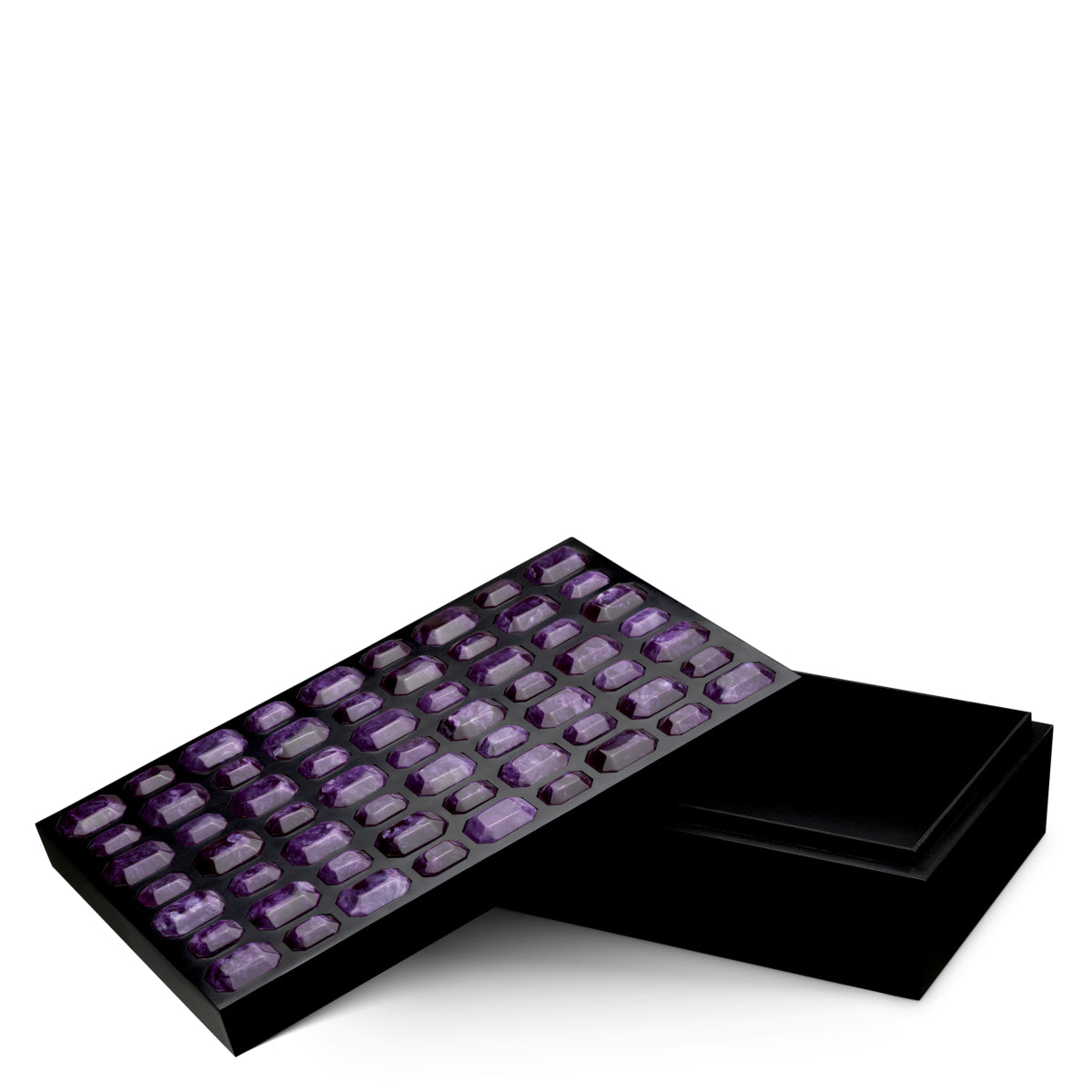 Black Faux Amethyst Box Lucida | Eichholtz Miami